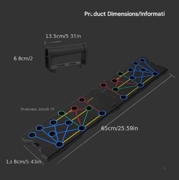 ColorFit 9-in-1 Push-Up Board