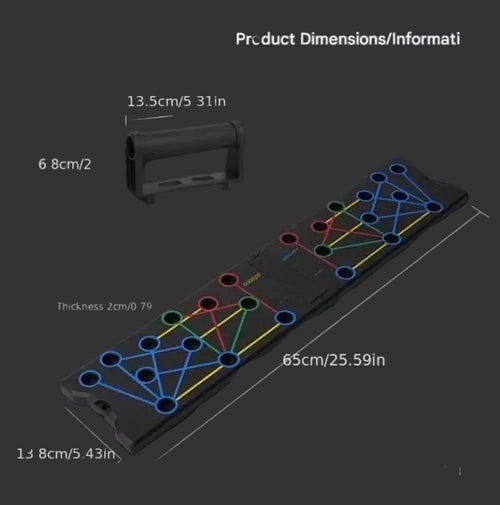 ColorFit 9-in-1 Push-Up Board