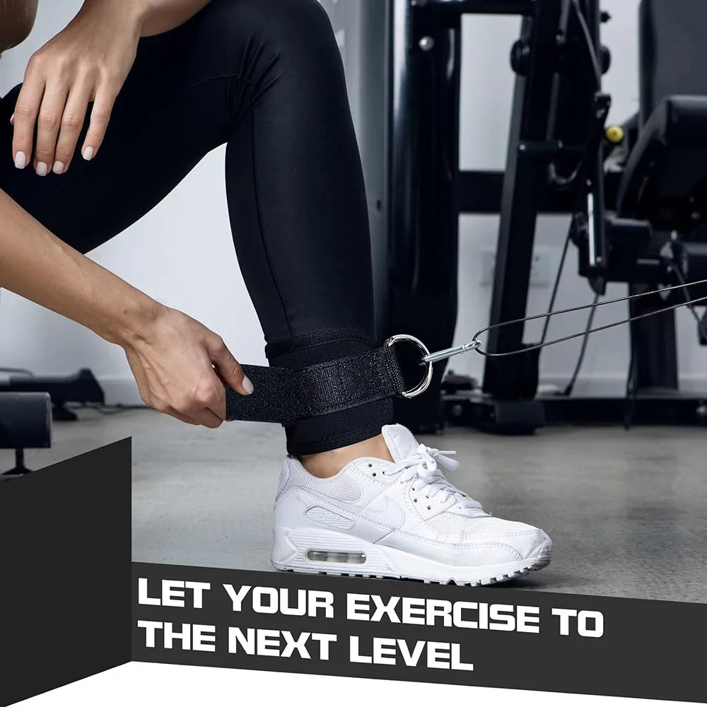 TechFitness Cable Ankle Straps
